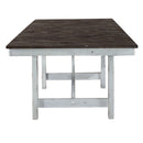 Farmhouse Trestle Table in White image