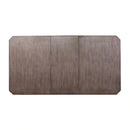 Ocean Isle Rectangular Leg Table in Antique White with Weathered Pine image
