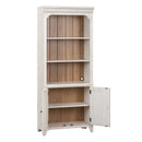 Farmhouse Reimagined Bookcase in Antique White image