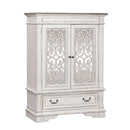 Abbey Park Mirrored Door Chest in Antique White image