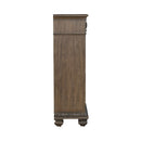 Carlisle Court 5 Drawer Chest in Chestnut with Dusty Wax