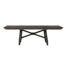 Double Bridge Optional 6 Piece Trestle Table Set image