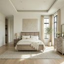 Rochelle Park California Panel Bed, Dresser & Mirror, Night Stand image