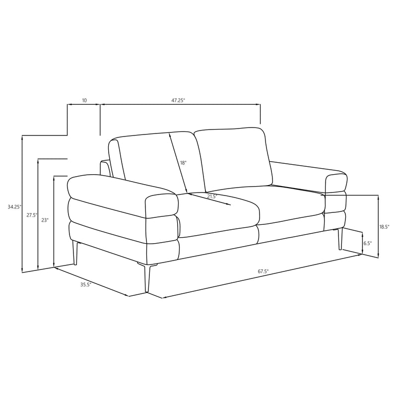 Jessel Stationary Loveseat