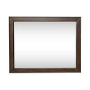 Arden Road Landscape Mirror in Satin Cherry