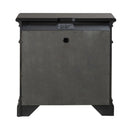 Arden Road Nightstand with Charging Station in Satin Cherry
