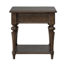 Arden Road Drawer End Table in Satin Cherry