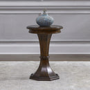 Arden Road Round Chairside Table in Satin Cherry image