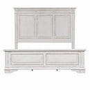 Abbey Park King California Panel Bed, Dresser & Mirror, Chest