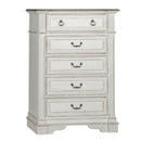 Abbey Park King Panel Bed, Dresser & Mirror, Chest