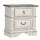 Abbey Park King Panel Bed, Dresser & Mirror, Chest, Night Stand