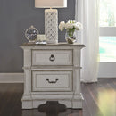 Abbey Park Queen Panel Bed, Dresser & Mirror, Chest, Night Stand