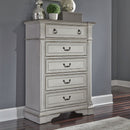 Abbey Park Drawer Chest in Antique White image