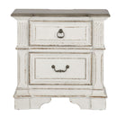 Abbey Park Drawer Nightstand in Antique White