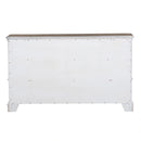 Magnolia Manor Leg 9 Drawer Dresser in Antique White image