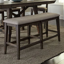Double Bridge Counter Bench (RTA) in Dark Chestnut image