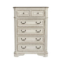 Magnolia Manor Uph Sleigh Bed, Dresser & Mirror, Chest image