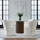 Accent Dining Accent Dining Chair w/ Casters - Ivory image