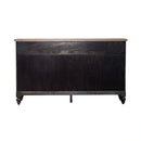 Americana Farmhouse Hall Buffet in Dusty Taupe & Black image