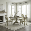Summer House 5 Piece Pedestal Table Set image