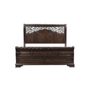 Arbor Place King California Sleigh Bed, Dresser & Mirror, Night Stand