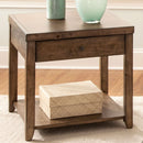Liberty Furniture Mitchell End Table in Brown