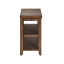 Mitchell Chairside Table in Brown image