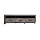 Mercury 76 Inch TV Console in Driftwood Gray