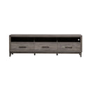 Mercury 76 Inch TV Console in Driftwood Gray