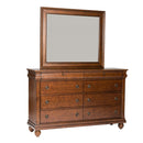 Rustic Traditions King Sleigh Bed, Dresser & Mirror, Chest