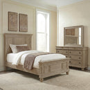 Rustic Traditions Full Panel Bed, Dresser & Mirror image