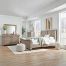 Rustic Traditions King Sleigh Bed, Dresser & Mirror, Chest image