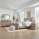 Rustic Traditions King Sleigh Bed, Dresser & Mirror, Chest, Night Stand image