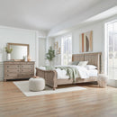 Rustic Traditions Queen Sleigh Bed, Dresser & Mirror image