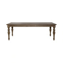 Americana Farmhouse Rectangular Leg Table in Dusty Taupe & Black image