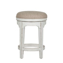 Magnolia Manor Console Swivel Stool in Antique White image