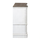 Magnolia Manor Leg 9 Drawer Dresser in Antique White image