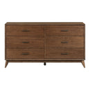 Century Modern 6 Drawer Dresser