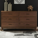 Century Modern 6 Drawer Dresser image