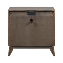 Century Modern Nightstand w/ Charging Station