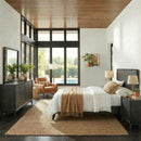 Century Modern Platform Bed, Dresser & Mirror, Night Stand image
