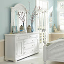 Summer House I Queen Panel Bed, Dresser & Mirror, Night Stand