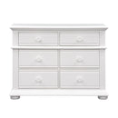 Liberty Furniture Summer House 6 Drawer Dresser in Oyster White image