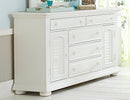 Liberty Furniture Summer House 5 Drawer Dresser in Oyster White
