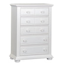Summer House 5 Drawer Chest in White image