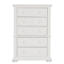 Summer House 5 Drawer Chest in Oyster White image