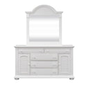 Summer House Mirror in Oyster White