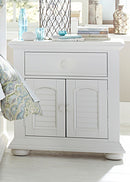 Liberty Furniture Summer House 1 Drawer Nightstand in Oyster White