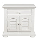 Summer House 1 Drawer Nightstand in Oyster White