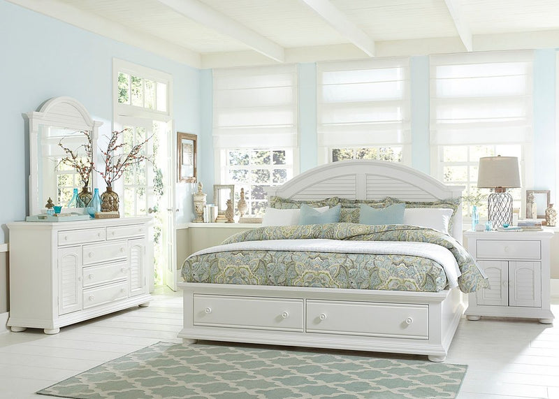 Liberty Furniture Summer House 5 Drawer Dresser in Oyster White